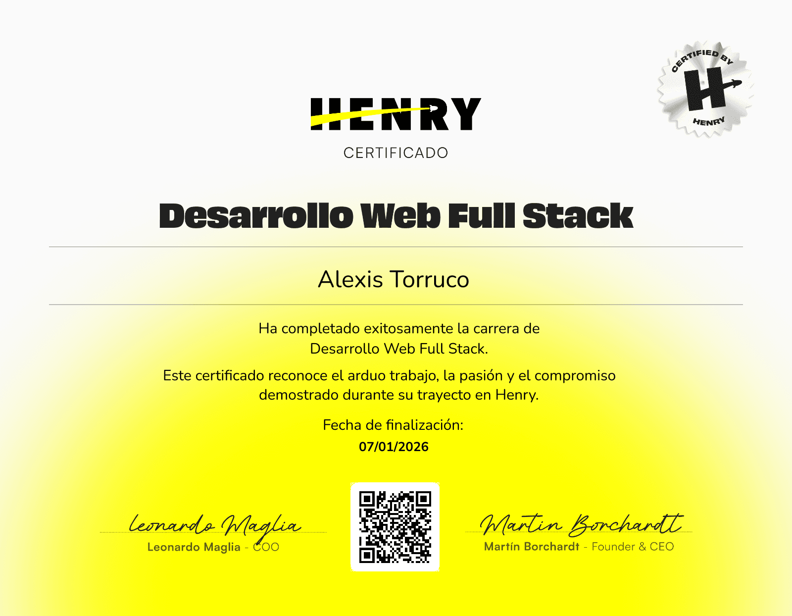 Full Stack Development